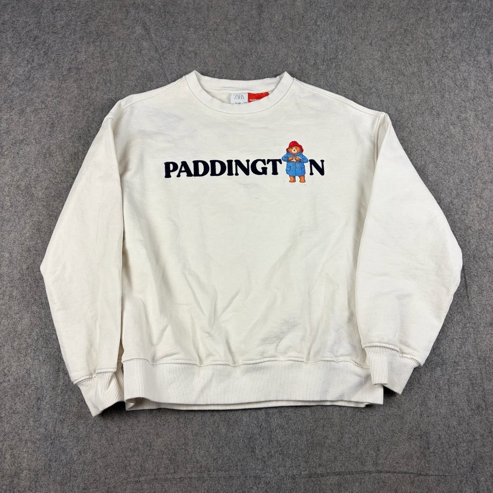 Zara Paddington Bear Crewneck Sweatshirt Kids Size 11-12 Years All Set Adventure
